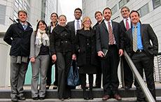 In 2013, students visited the International Criminal Court in the Netherlands.